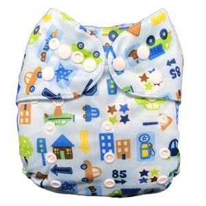 IXYVIA 1Cloth Pocket Diapers Adjustable Snaps #8